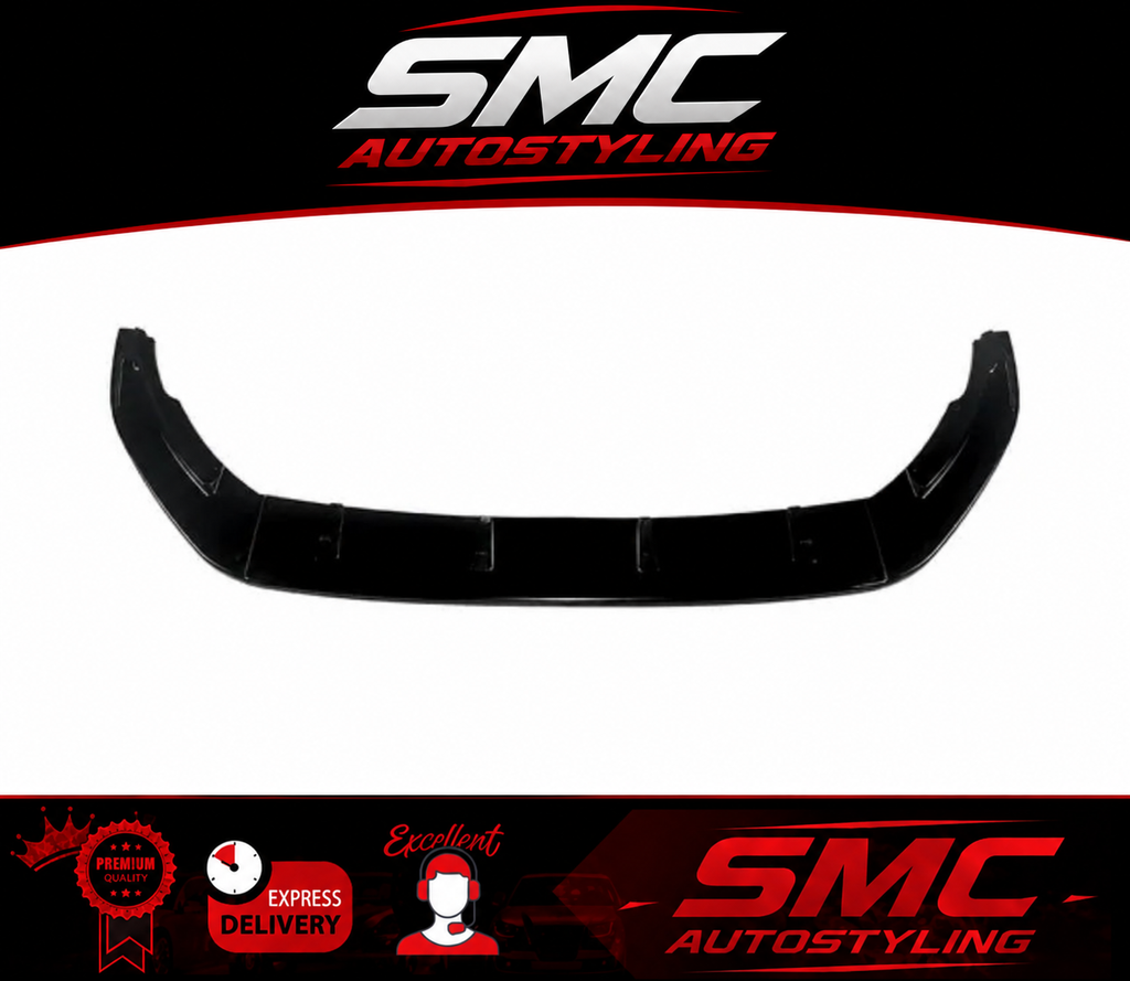 VW Gold Mk7 Gloss Black Front Lip Splitter 2013-2016