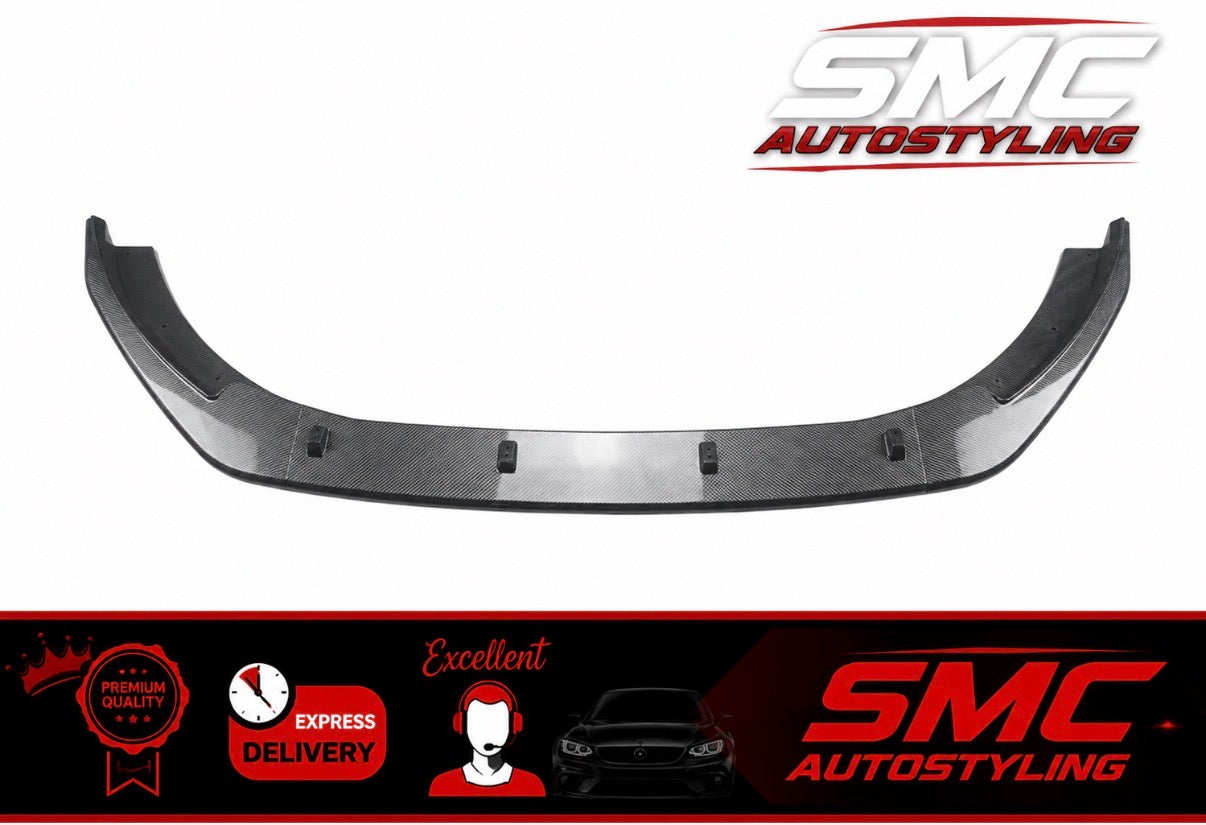 VW Golf Mk6 Gloss Black Front Splitter Fits 2008-2013