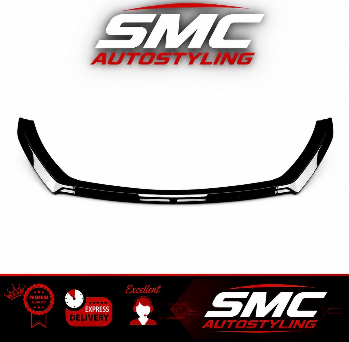 SEAT Leon Mk3 Gloss Black Front Lip Splitter 2012-2019